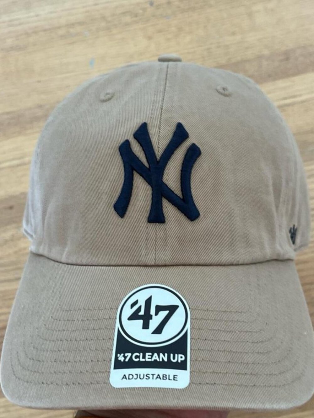 47 Brand NY Yankees Clean Up Dad Hat Khaki NWT Adjustable